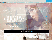 Tablet Screenshot of natalisemusic.com